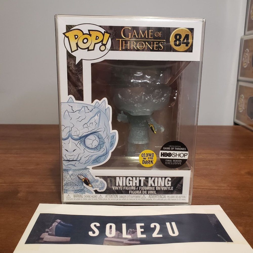 Funko Pop #84 Game of Thrones Night King with Dagger HBO Shop Exclusive GITD